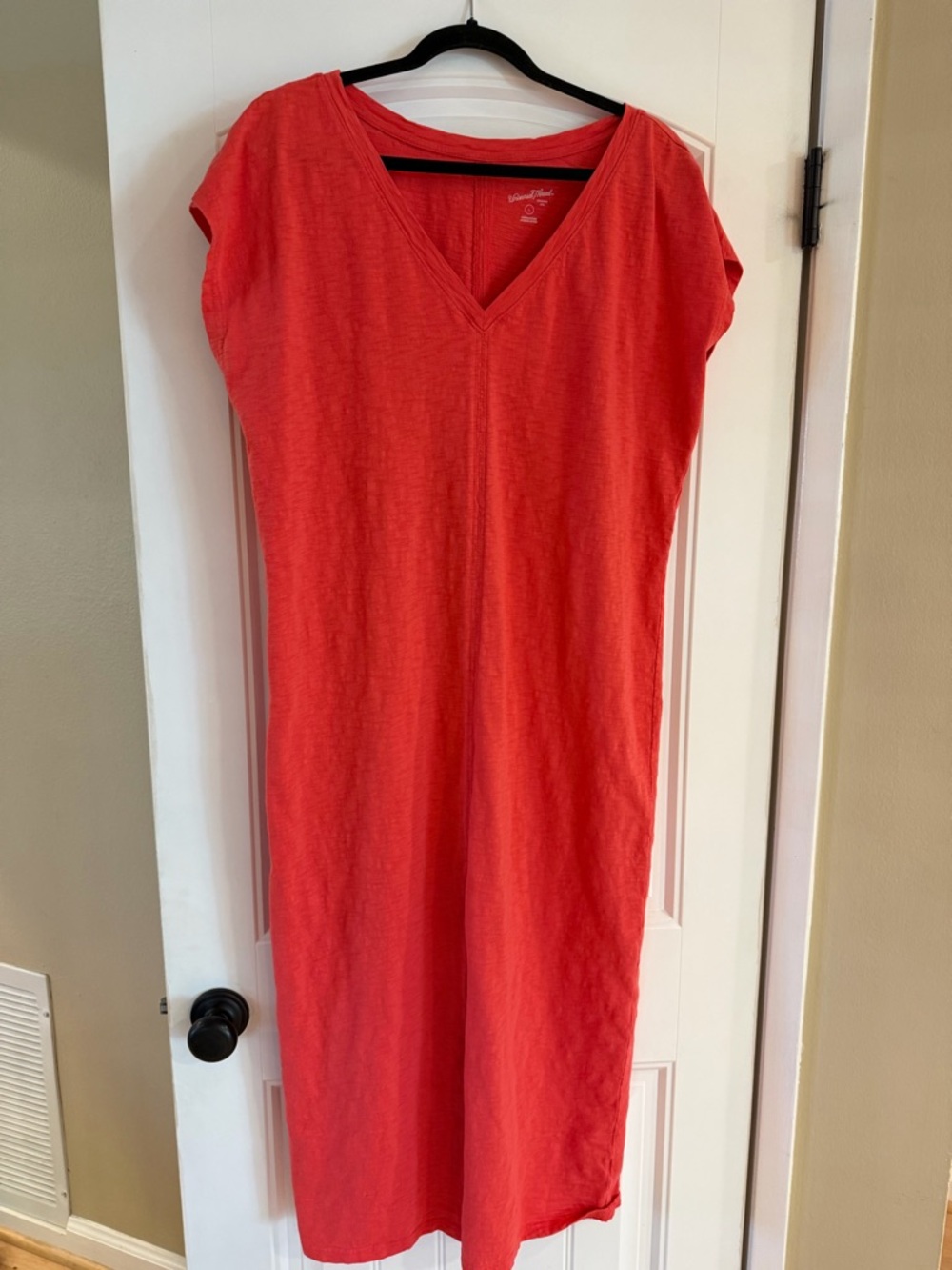 Universal Thread Coral V-Neck Maxi Dress